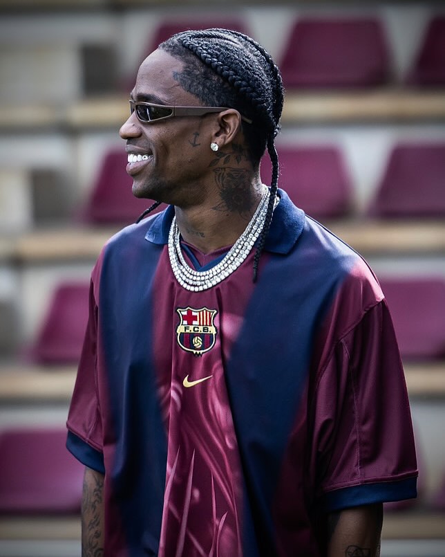Travis Scott x FC Barcelona El Clásico Retro Jersey – Cactus Jack Edition