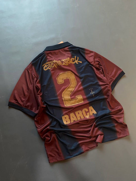 Travis Scott x FC Barcelona El Clásico Retro Jersey – Cactus Jack Edition